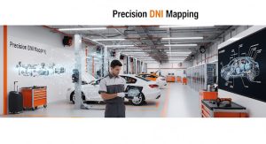 A professional demonstrating Precision DNI Mapping technology, securing multi-bay local SEO visibility and data integrity for a national service provider.